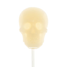 Load image into Gallery viewer, White Sugar Skull Lollipops - Peach (24 Pieces)