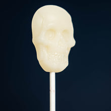 Load image into Gallery viewer, White Sugar Skull Lollipops - Peach (24 Pieces)
