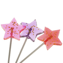 Load image into Gallery viewer, Starry Pink Star Lollipops - Watermelon (24 Pieces)
